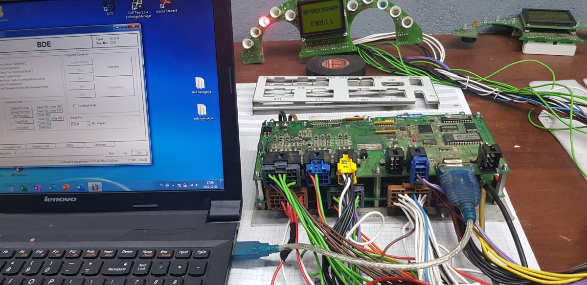 Naprawa repair servis ecu  elektronika Schaeff SKL824
