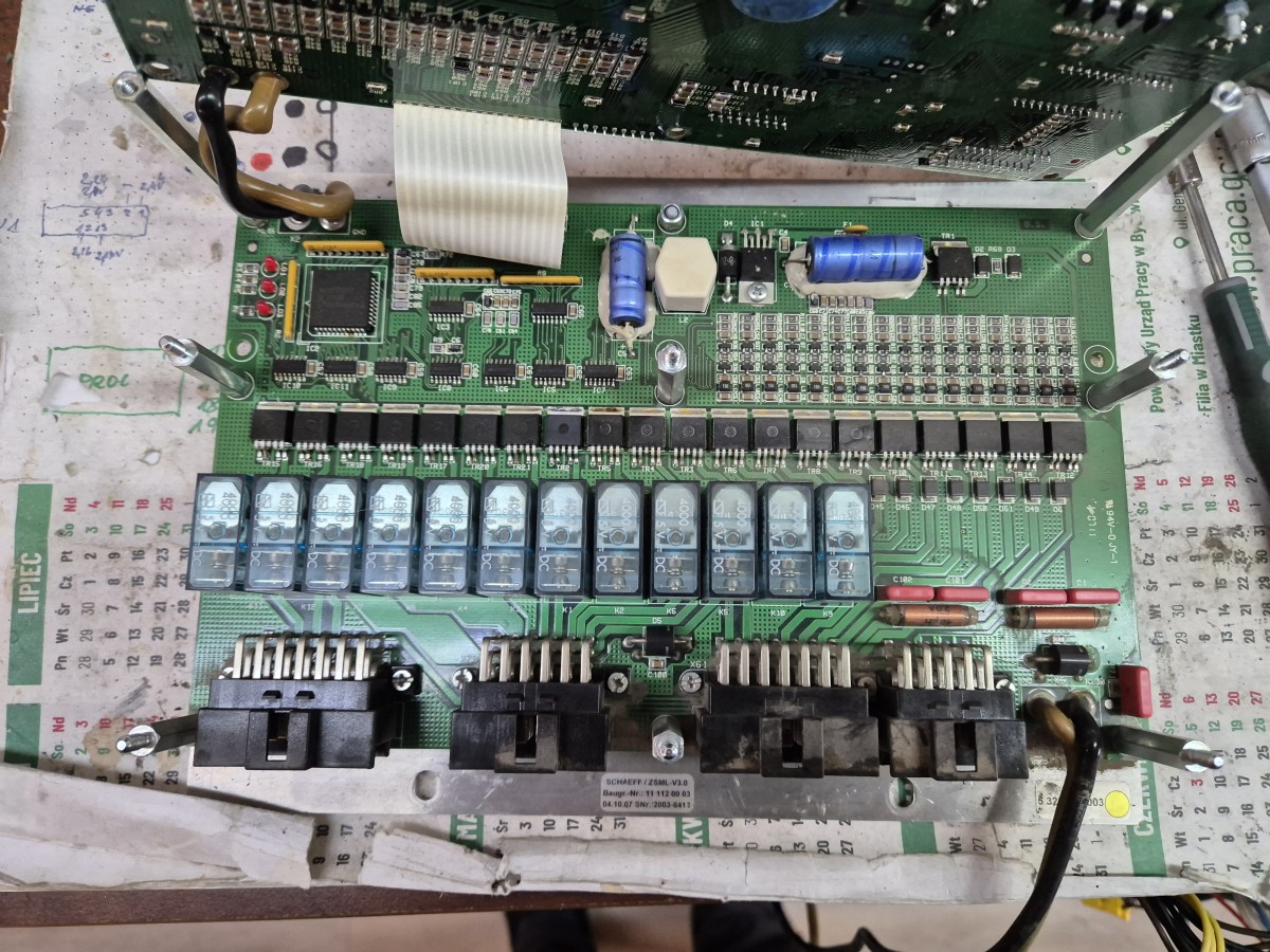 Naprawa repair servis ecu  elektronika TEREX TL65