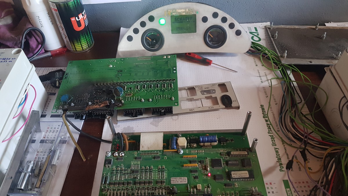 Naprawa repair servis ecu  elektronika TEREX TL80